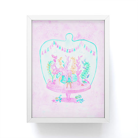 Dash and Ash Unicorn Hideaway Framed Mini Art Print