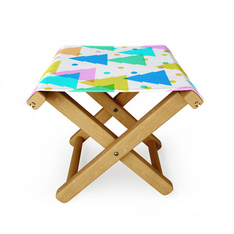 Dash and Ash Very Merry and Bright Folding Stool