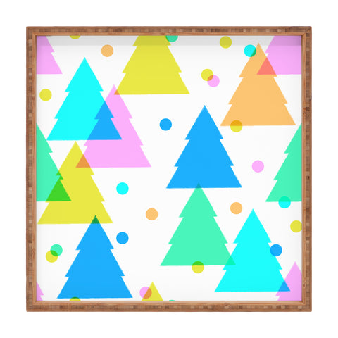 Dash and Ash Very Merry and Bright Square Tray