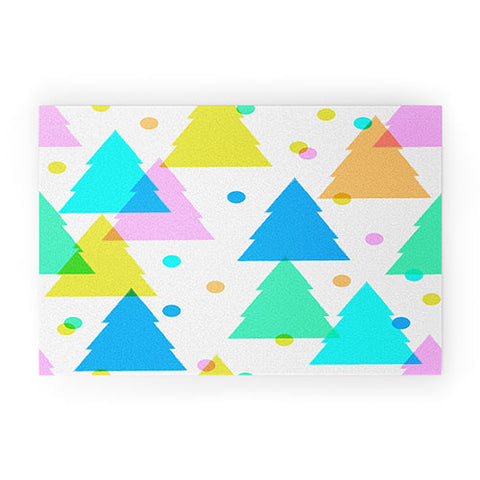 Dash and Ash Very Merry and Bright Welcome Mat