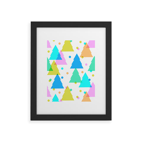 Dash and Ash Very Merry and Bright Framed Art Print