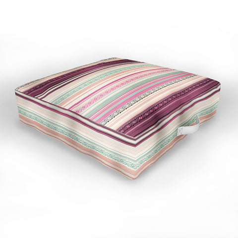 Dash and Ash Welcome Sunset Outdoor Floor Cushion