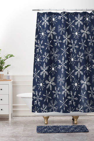 Dash and Ash Wonderland At Night Shower Curtain And Mat