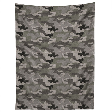 Dash and Ash Woodland Camo Grey Tapestry