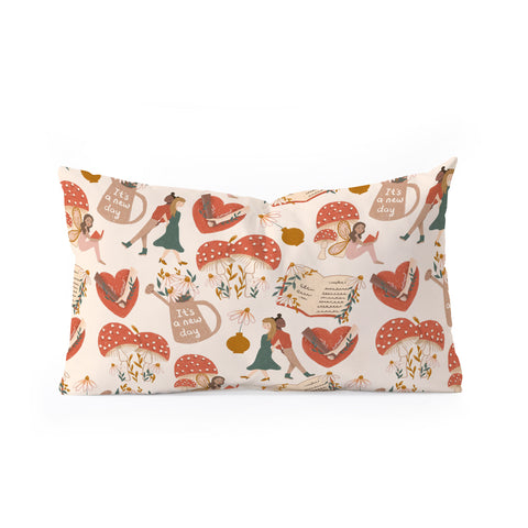 Dash and Ash Woodland Friends Oblong Throw Pillow