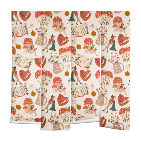 Dash and Ash Woodland Friends Wall Mural