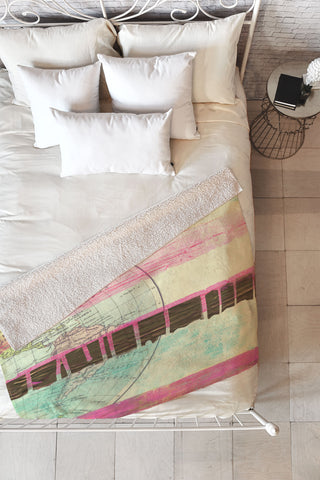 Dash and Ash World Traveler I Fleece Throw Blanket