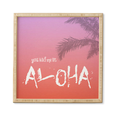 Deb Haugen Aloha Framed Wall Art
