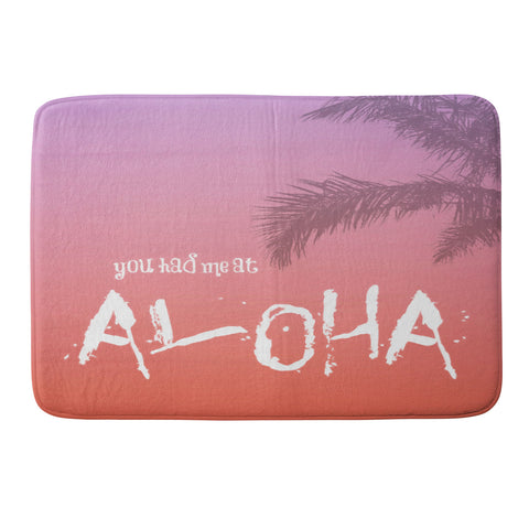 Deb Haugen Aloha Memory Foam Bath Mat
