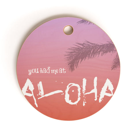Deb Haugen Aloha Cutting Board Round