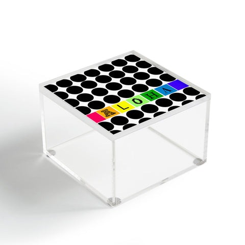 Deb Haugen Aloha dots Acrylic Box