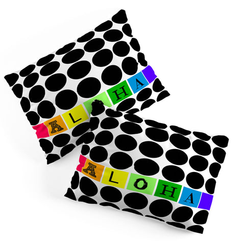 Deb Haugen Aloha dots Pillow Shams