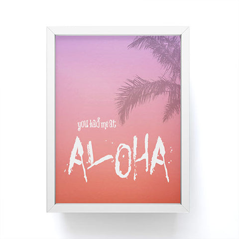Deb Haugen Aloha Framed Mini Art Print