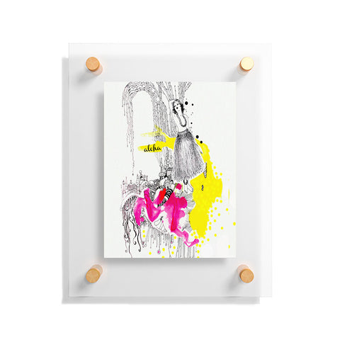 Deb Haugen Aloha Ink Floating Acrylic Print