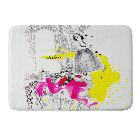 Deb Haugen Aloha Ink Memory Foam Bath Mat