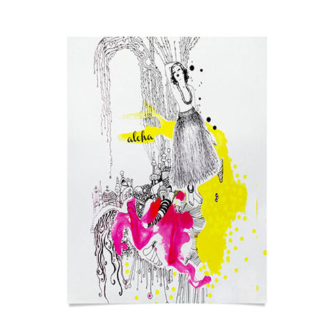 Deb Haugen Aloha Ink Poster