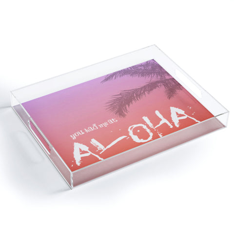 Deb Haugen Aloha Acrylic Tray