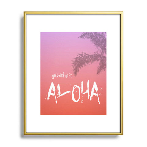 Deb Haugen Aloha Metal Framed Art Print