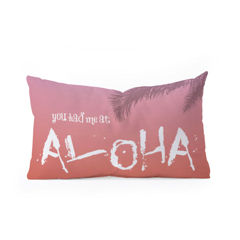 Deb Haugen Aloha Oblong Throw Pillow