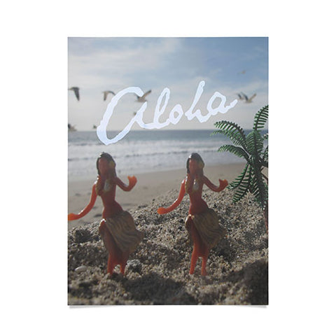 Deb Haugen Aloha Pastel Girls Poster