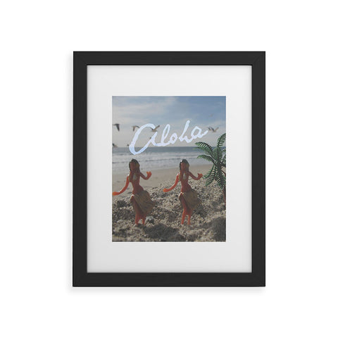 Deb Haugen Aloha Pastel Girls Framed Art Print