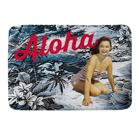Deb Haugen Aloha Wahine Memory Foam Bath Mat