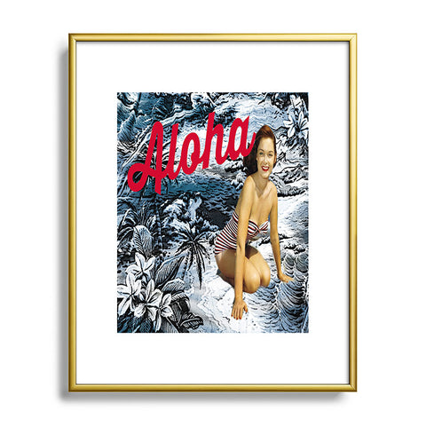 Deb Haugen Aloha Wahine Metal Framed Art Print