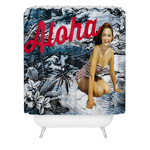 Deb Haugen Aloha Wahine Shower Curtain