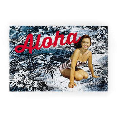 Deb Haugen Aloha Wahine Welcome Mat