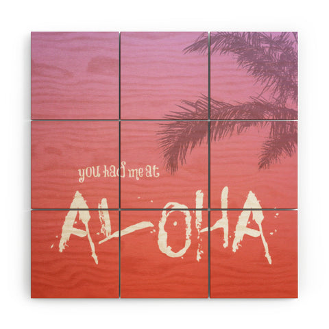 Deb Haugen Aloha Wood Wall Mural