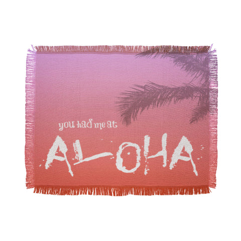 Deb Haugen Aloha Throw Blanket
