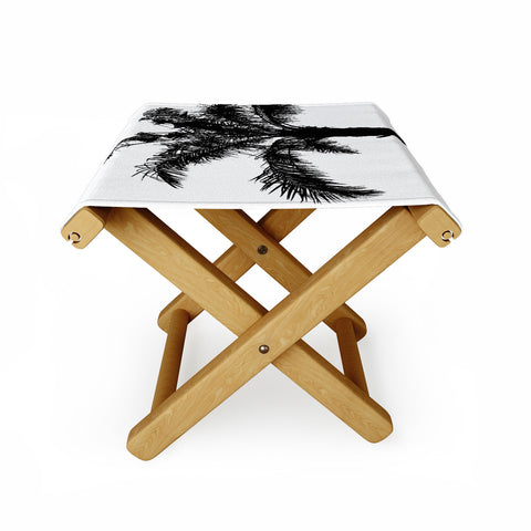 Deb Haugen B And W Square Folding Stool