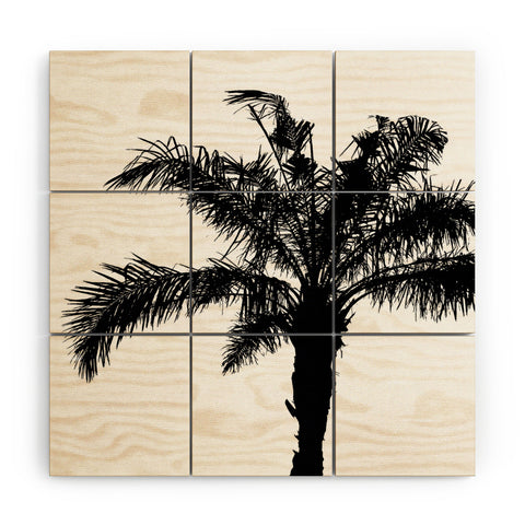 Deb Haugen B And W Square Wood Wall Mural