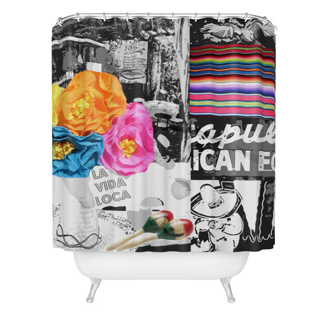 Deb Haugen Baja Surf Trip Shower Curtain