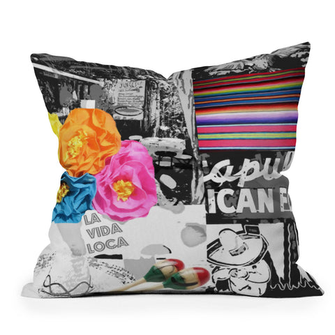 Deb Haugen Baja Surf Trip Throw Pillow