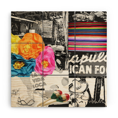 Deb Haugen Baja Surf Trip Wood Wall Mural