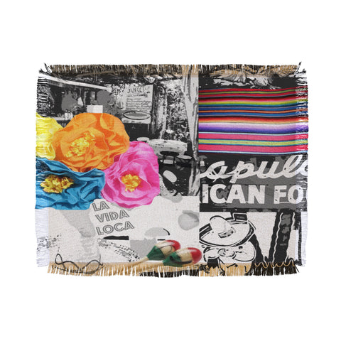 Deb Haugen Baja Surf Trip Throw Blanket