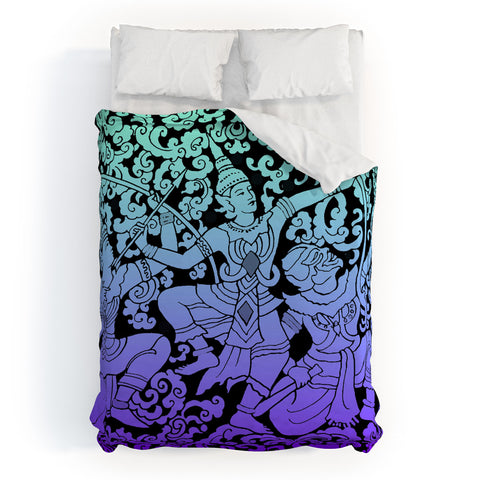 Deb Haugen Bali Dance Duvet Cover