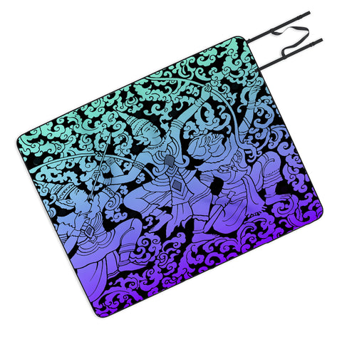 Deb Haugen Bali Dance Picnic Blanket