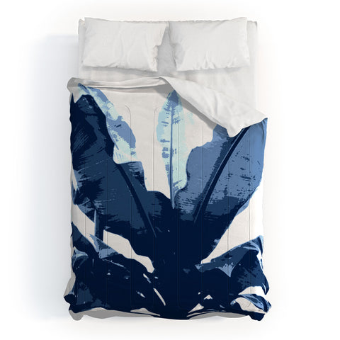 Deb Haugen Bananarama Navy Comforter