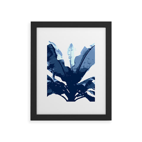 Deb Haugen Bananarama Navy Framed Art Print