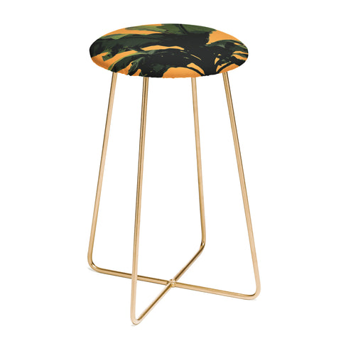 Deb Haugen Bananarama orange Counter Stool