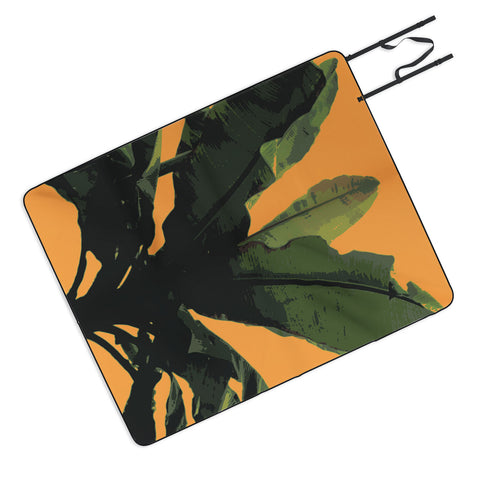 Deb Haugen Bananarama orange Picnic Blanket