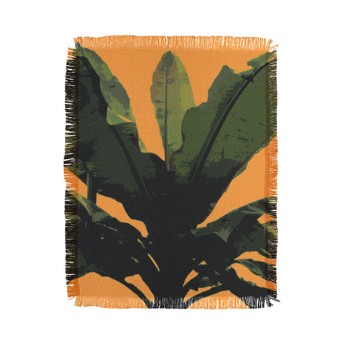 Deb Haugen Bananarama orange Throw Blanket