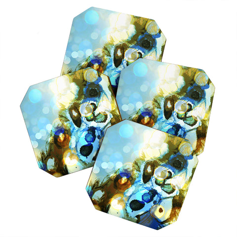 Deb Haugen Beach Bubbles Coaster Set