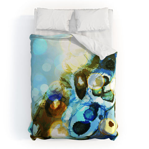 Deb Haugen Beach Bubbles Duvet Cover