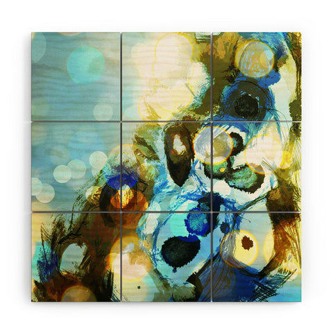 Deb Haugen Beach Bubbles Wood Wall Mural