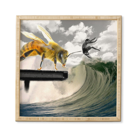 Deb Haugen Bee a surfer Framed Wall Art