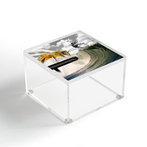 Deb Haugen Bee a surfer Acrylic Box