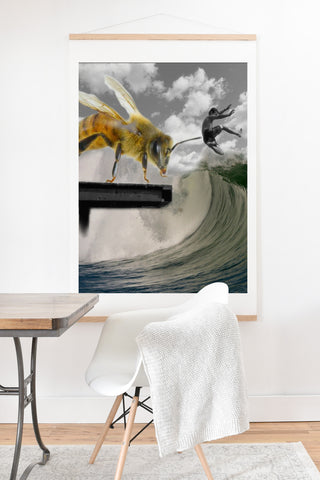 Deb Haugen Bee a surfer Art Print And Hanger